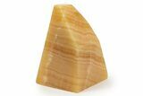 Free-Standing, Polished Orange Calcite - Mexico #242284-1